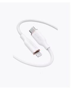 Кабель 641 PowerLine III USB C to Lightning Cable 1 8m Flow Silicone белый A866 Anker