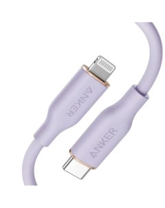 Кабель 641 PowerLine III USB C to Lightning Cable 0 9m Flow Silicone фиолетовый Anker