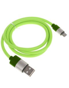 USB кабель micro USB зеленый 1м PL1337 Pro legend