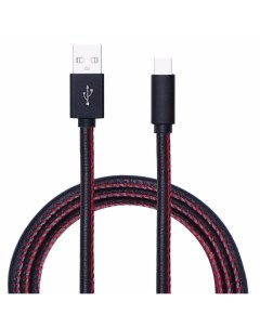 USB кабель Type C кожанный черный 1м PL1156 Pro legend