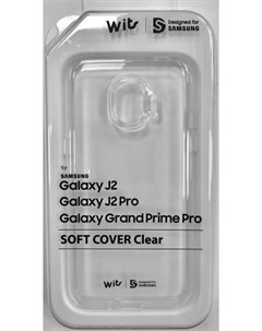 Накладка силикон Wits Soft Cover для J250 Galaxy J2 2018 прозрачный Samsung