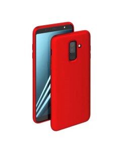 Накладка Silk Case для Samsung A605 Galaxy A6 2018 Red арт 89017 Deppa