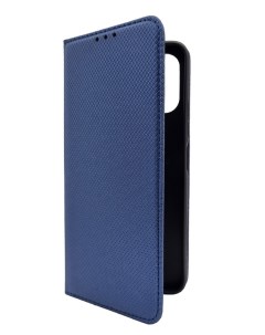 Чехол книжка на Xiaomi Redmi 12 нейлон синий Brozo