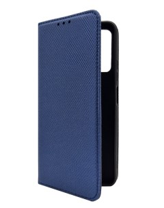 Чехол книжка на Xiaomi Redmi Note 12 4G нейлон синий Brozo