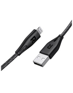 Кабель MFI USB to Lightning 2 м Black Ravpower