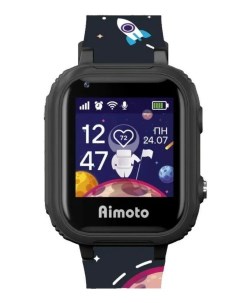 Детские смарт часы Aimoto Pro 4G космос 8100820 Nobrand