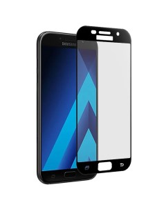 Защитное стекло для Samsung Galaxy A5 полный клей черный Mobility