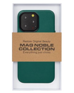 Чехол с MagSafe для iPhone 15 Pro Max Mag Noble Зеленый Kzdoo