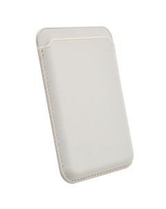 Картхолдер для Apple iPhone 13 Pro Max Белый Leather co