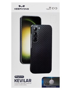 Чехол с MagSafe для Samsung Galaxy S23 Чёрный Kevilar