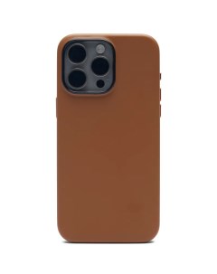Чехол с MagSafe для iPhone 15 Pro Max Mag Noble Коричневый Kzdoo