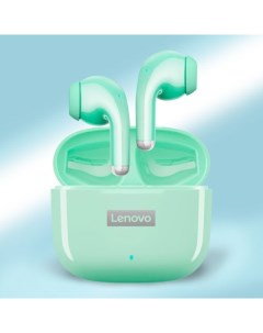 Беспроводные наушники LP40 Pro Live Pods TWS зеленый Lenovo