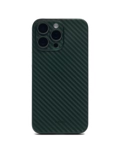 Чехол для iPhone 15 Pro Max Air Carbon Зеленый Kzdoo