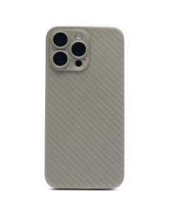 Чехол для iPhone 15 Pro Air Carbon Серый титан Kzdoo