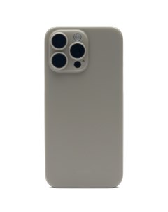 Чехол для iPhone 15 Pro Max AIR Skin Серый титан Kzdoo