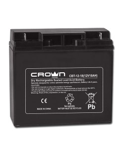 Аккумулятор для ИБП CROWN CBT 12 18 Crownmicro