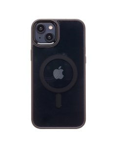 Чехол iPhone 15 Plus пластиковый MagSafe черный Promise mobile
