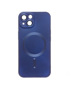 Чехол iPhone 14 силиконовый Matte MagSafe темно синий Promise mobile