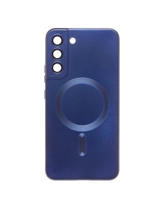 Чехол Samsung SM S906B Galaxy S22 Plus силиконовый Matte MagSafe темно синий Promise mobile