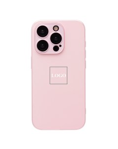 Чехол iPhone 15 Pro пластиковый MagSafe 3 светло розовый Promise mobile