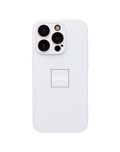 Чехол iPhone 15 Pro пластиковый MagSafe 3 белый Promise mobile