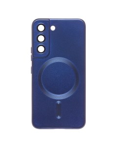 Чехол Samsung SM S901B Galaxy S22 силиконовый Matte MagSafe темно синий Promise mobile