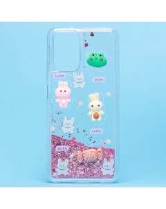 Чехол Xiaomi Poco M5s силиконовый 3D игрушки розовый Promise mobile