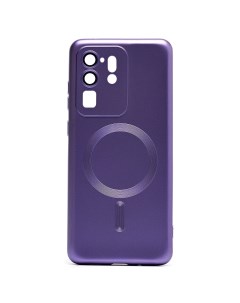 Чехол Samsung SM G988B Galaxy S20 Ultra силиконовый Matte MagSafe пурпурный Promise mobile