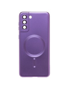 Чехол Samsung SM G996B Galaxy S21 Plus силиконовый Matte MagSafe пурпурный Promise mobile