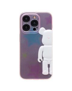 Чехол iPhone 15 Pro силиконовый Мишка 3 разноцветный Promise mobile