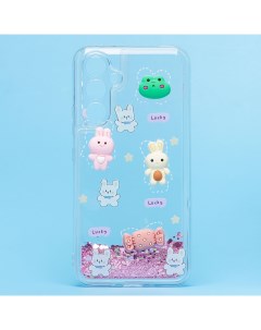 Чехол Samsung SM A546E Galaxy A54 5G силиконовый 3D игрушки розовый Promise mobile
