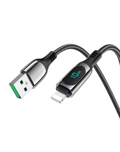 Кабель S51 Extreme USB Lightning 1 2 м черный Hoco