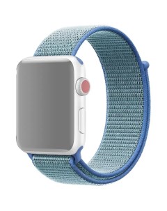 Ремешок для Apple Watch 44mm 42mm Nylon Loop Light Blue Nobrand