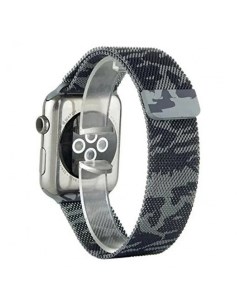 Ремешок для Apple Watch 44mm 42mm Milanese Loop Хаки Grey Nobrand