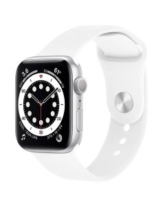Сменный силиконовый ремешок для Apple Watch 38mm белый Nobrand