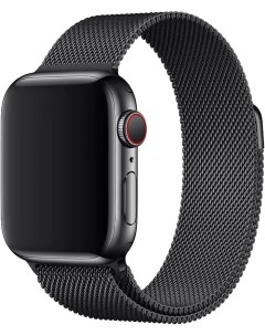 Ремешок для Apple Watch 44mm 42mm Milanese Loop New черный Nobrand