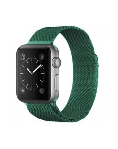 Ремешок для Apple Watch 38mm 40mm Milanese Loop Dark Green Nobrand