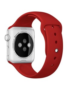 Ремешок для Apple Watch 44mm 42mm Sport Band Red Nobrand