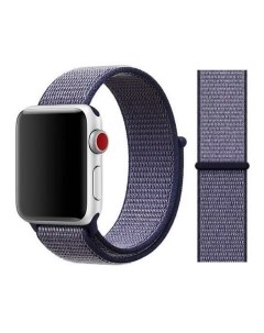 Ремешок нейлоновый для Apple Watch 38 40 мм Синий Nobrand