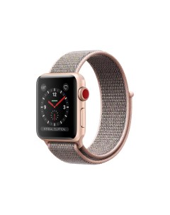 Ремешок для Apple Watch 44mm 42mm Nylon Loop Pink Sand Nobrand