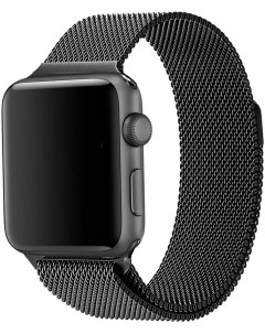 Ремешок для Apple Watch 38mm 40mm Milanese Loop Black Nobrand