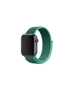 Ремешок нейлоновый для Apple Watch 42 44 мм Зеленый с синим Nobrand