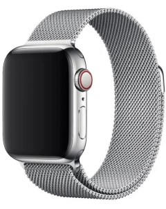 Ремешок для Apple Watch 38mm 40mm Milanese Loop Silver Nobrand