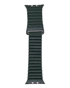 Ремешок полиуретановый Под кожу для Apple Watch 42 44 мм Зеленый Nobrand