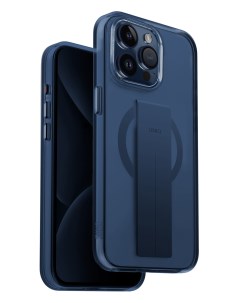 Чехол для iPhone 15 Pro Max с MagSafe Heldro Mag Deep Blue Uniq