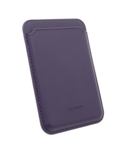 Картхолдер магнитный для Apple iPhone 15 Фиолетовый Wallet