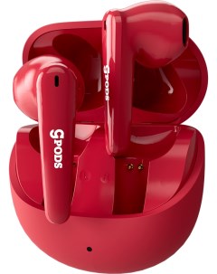 Беспроводные Bluetooth наушники CGpods Allure с микрофоном Red Caseguru