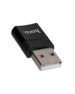 Переходник UA17 USB to Type C черный Hoco