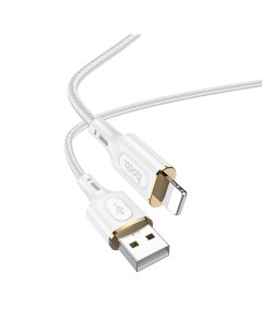 USB дата кабель Lightning X95 1M белый Hoco