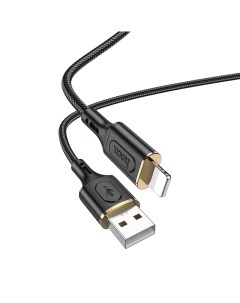 USB дата кабель Lightning X95 1M черный Hoco